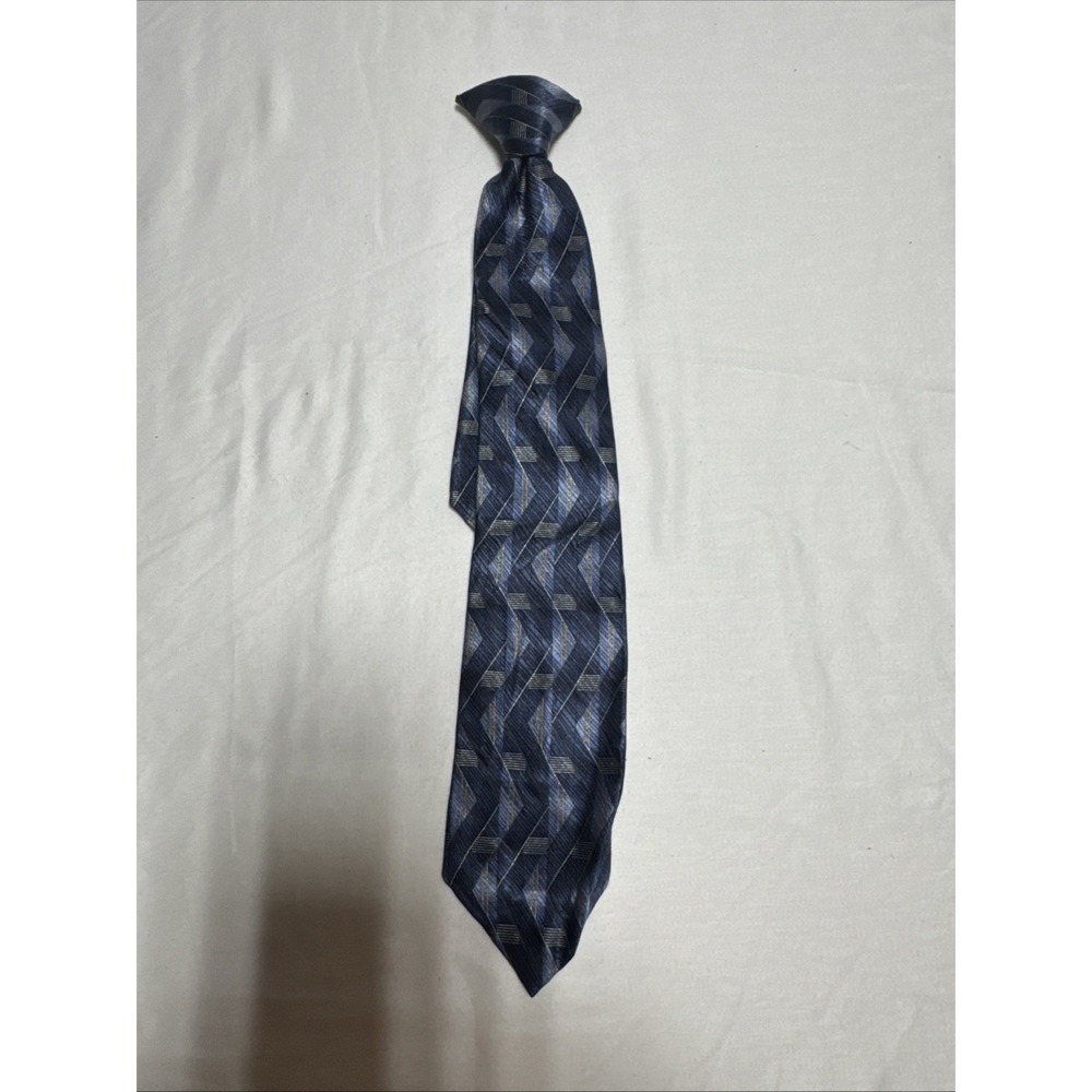 City Streets Youth Clip-On Tie Blue